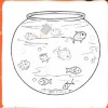 Little Fishes in the Aquarium Coloring Game